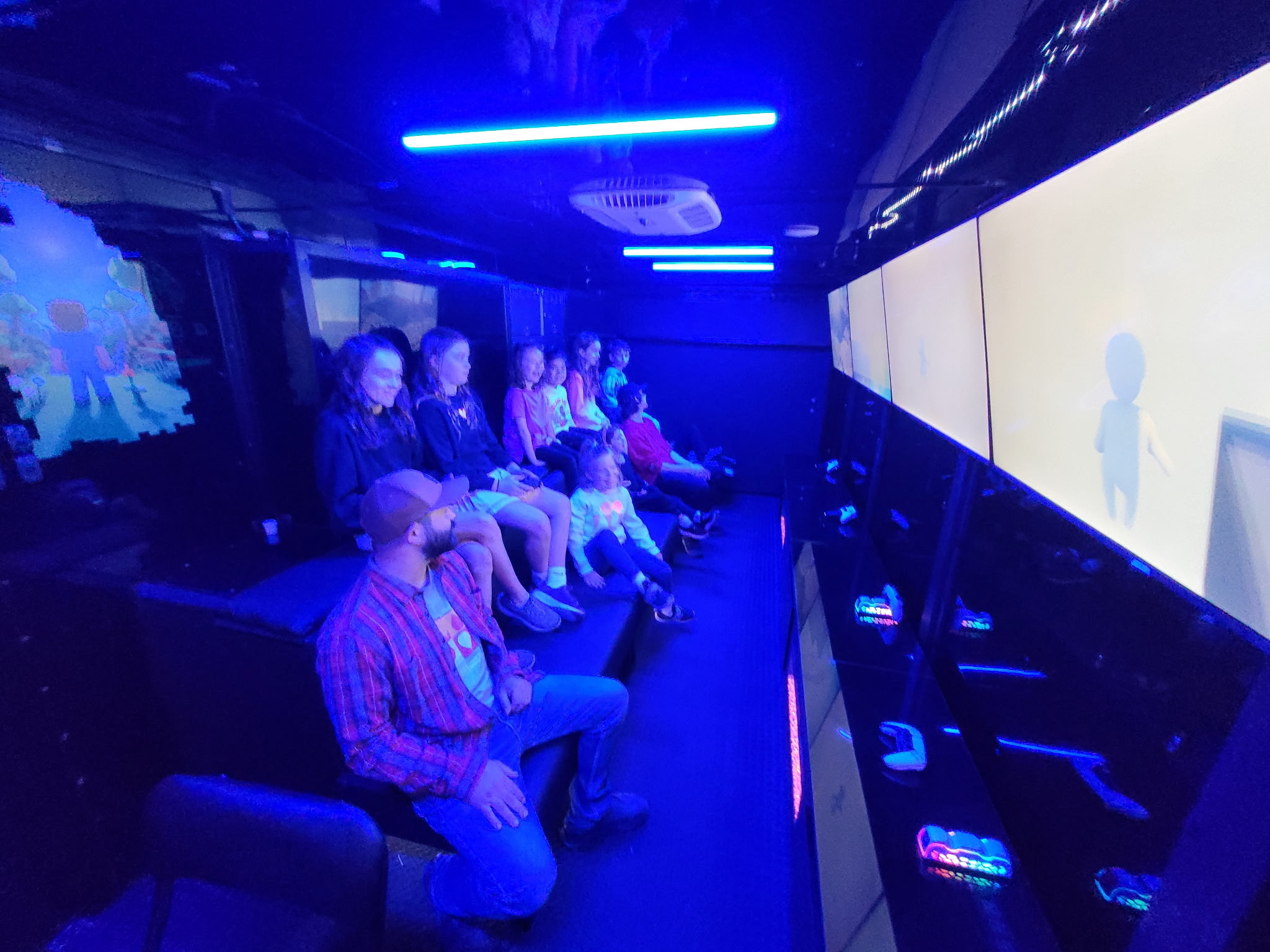 Inside the trailer