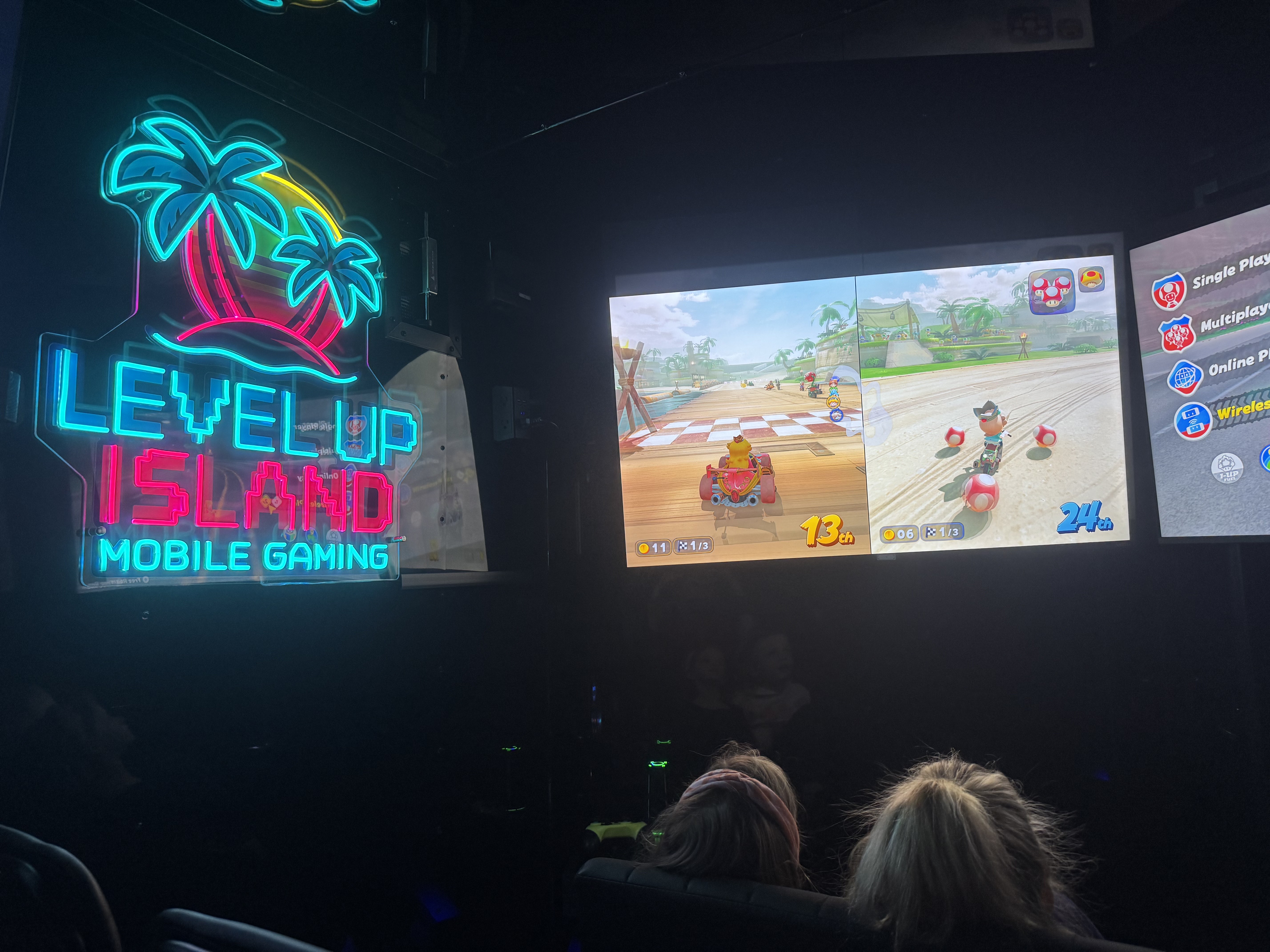 Inside the trailer
